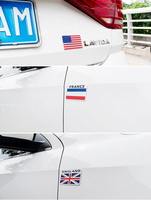 Italie drapeau National 3D métal emblème Badge voiture style moto autocollant autocollant pour Peugeot citroën Chevrolet Skoda