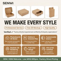 Boîte d'expédition en carton ondulé kraft personnalisée avec logo en relief, certifiée recyclable, écologique, impression de logo personnalisée, toutes tailles