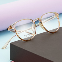 TikTok nouvelles montures de lunettes rétro coréennes ultra-légères TR montures de lunettes polyvalentes en diamant sans ordonnance lunettes de myopie pour
