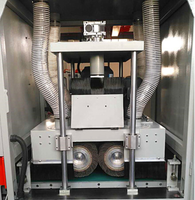 600mm Vakuum-Adsorptions-Blechentgratungs- und Poliermaschine mit Durchlaufsystem für Metalloberflächen