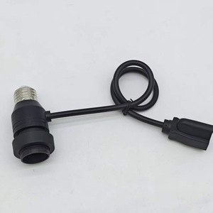 <b>E27</b> <b>Lamp</b> <b>Holder</b> With Power Cord 10A 250V Outdoor Waterproof Bulb Socket Screw Type Plastic Base - Product Image 3