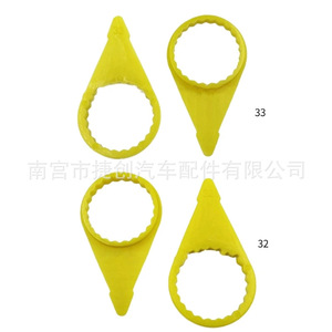 Indicador de sujeción de tuercas de rueda Jiechuang de 32mm y 33mm de aluminio para camiones, coches y autobuses, para reemplazo y reparación - Product Image 3