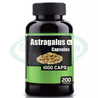 Ausreson OEM ramuan kering kapsul ekstrak akar Astragalus kapsul penggunaan kapsul Astragalus untuk dukungan imun