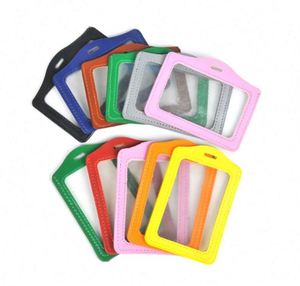 Porte-cartes d'identité et de visite en cuir PU personnalisé avec logo, idéal pour les cadeaux et l'artisanat - Product Image 1