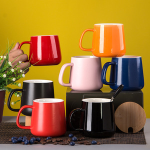 Taza de esmalte de colores, Taza de cerámica <span class=keywords><strong>antigua</strong></span>, tazas de porcelana blanca, café, cerámica, pareja, caja de regalo, juego de tazas, tazas de cerámica, café - Product Image 1