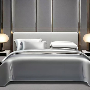Mulberry Silk Four Piece <b>Bedding</b> <b>Set</b> 19 40 Momme Solid Color Antibacterial Home Use Winter 2025 - Product Image 3