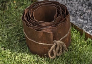 Bord de pelouse en acier <span class=keywords><strong>Corten</strong></span> avec traitement de rouille, prix de vente entier pour décoration de pelouse de jardin - Product Image 3