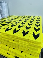 Ruban Fluo Jaune Noir à Haute Réflectivité pour les Émirats Arabes Unis