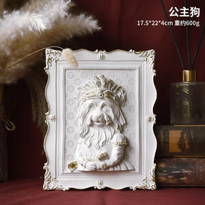 Nordique créatif chambre salon entrée TV fond 3D en trois dimensions relief animal résine tenture murale décoration - Product Image 4