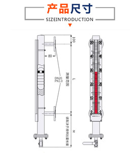 Jauge de niveau d'huile en verre de haute qualité, à montage latéral, magnétique, pour eau - Product Image 4