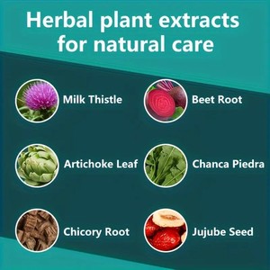 USA local stock Natural Herbal <b>Liver</b> Health Support <b>Supplements</b> Milk Thistle Dandelion <b>Liver</b> Detox Cleanse Capsules - Product Image 4