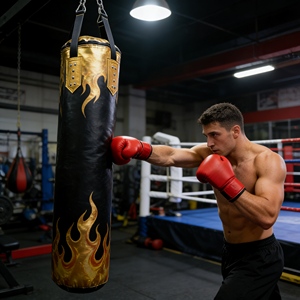 Sacos de Boxeo de Grado Comercial con Cubierta de Cuero PU Premium, Equipo de Boxeo de Lujo para Estudios de Alta Gama - Product Image 3