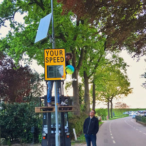 Targa Segnaletica Digitale 2.4 Ghz Doppler Solare/Elettrica per Limite di Velocità su Strada Your Speed 88/188 - Product Image 5