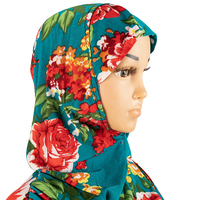 Ensemble Abaya imprimé musulman, Robe avec motif floral, 2 pièces, tenue de prière, Parent-enfant, musulman
