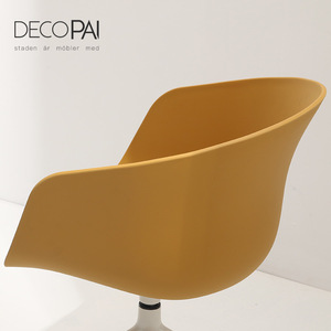 siège en aluminium base 4 etoile loisir moderne célèbre café de salle à manger restaurant chaise d'étude <span class=keywords><strong>fauteuil</strong></span> avec <span class=keywords><strong>roulette</strong></span> - Product Image 6