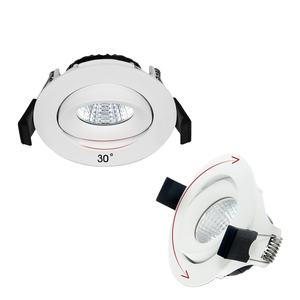 <span class=keywords><strong>Spot</strong></span> encastré LED rond 10W compatible <span class=keywords><strong>isolation</strong></span>, intensité réglable, IP44, pour intérieur (Royaume-Uni) - Product Image 3
