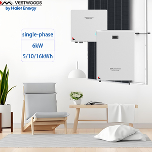VESTWOODS Solar <b>System</b> Complete Kit 6kW 10kW Hybrid Grid Solar <b>Energy</b> <b>Storage</b> <b>System</b> With Lithium Battery and VE51100L VESTWOODS - Product Image 1