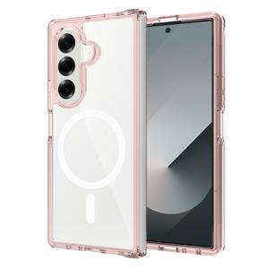 Funda magnética anticaída ultra transparente para Samsung para Galaxy Z Fold 7 TPU PC funda a prueba de golpes Anti-Yellow <span class=keywords><strong>Outlook</strong></span> bisagra fuerte - Product Image 3