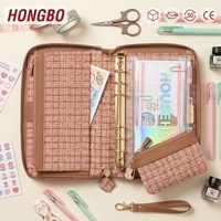 Hongbo Nouvelle Trousse de Rangement Compacte A6 en Tissu Lin de Luxe avec Sacs Cosmétiques Optionnels – Idéale comme Cadeau de Vacances/Rentrée Scolaire