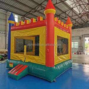 Maison gonflable de saut commercial de partie rebondissant et toboggan maison de rebond combinée meilleure vente château gonflable de videur pour des enfants - Product Image 1