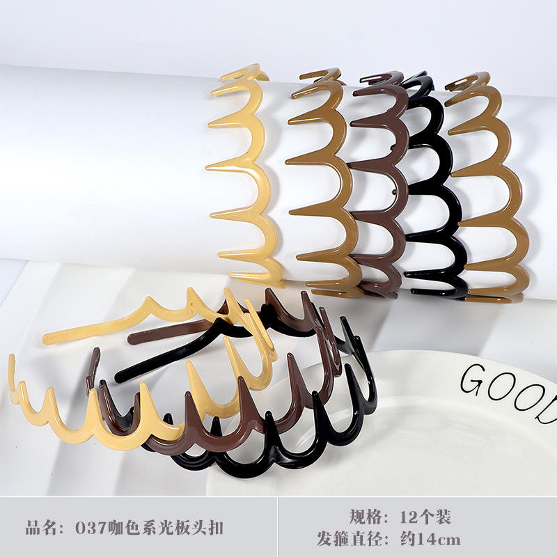 3037 Brown Wave Hairband