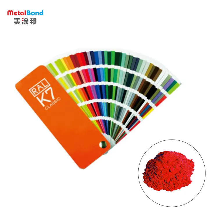MetalBond 바인딩 분말 코팅 컬러 차트 표준 Ral 색상 분말 페인트