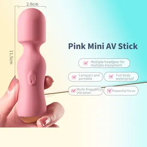 Portable Mini AV Stick Pink Vibrador Sex Vibradores Mujer Toys Woman Female Masturbators Consolador Mulheres For Women Vibrator