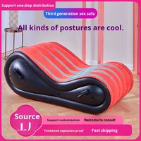Sillón Inflable Sexy, Sofá Individual de PVC, Cama para Adultos, Silla de Amor, Plegable, Portátil, Multifuncional para Salas de Estar