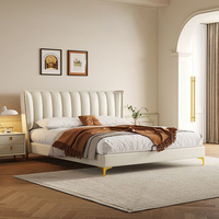 Modernes Design Holz Schlafzimmer möbel Set Hotel Apartment Schlafzimmer Holzrahmen Home Double King Size Luxus Schlafzimmer Set