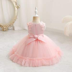 ชุดงานพรอมเจ้าหญิงสำหรับเด็กผู้หญิงชุดพิธีล้างบาป1st วันเกิดงานแต่งงานชุดเพื่อนเจ้าสาว - Product Image 5