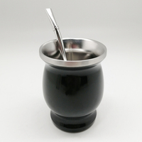 Paille à maté en acier inoxydable certifiée LFGB RIPPLESOURCE pour tasse à maté et usage extérieur – Vente en gros