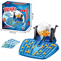 Jeu de Bingo Traditionnel en Plastique pour Enfants, Jeu de Société Simulé Certifié Sûr, Idéal pour les Fêtes