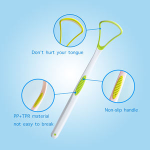 Fabriek Levering Plastic Tong Schraper Oral Care Tongreiniger Schraper - Product Image 6