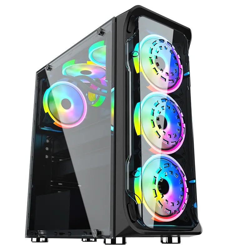 Popular ATX/M-ATX Computer Case Towers PC Gaming Case For Desktop USB3.0 With Dust Screen