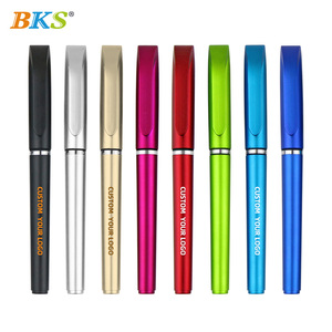 Wholesale Custom Logo Multi-Colored Gel Pens Set 0.5mm Office Supplies Stationery for Student Staff Promotional Plastic Gel Pen