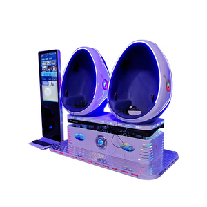 Creatfun Y803-01 9D Egg Chair Virtual Reality Game <b>Machine</b> 220V <b>Amusement</b> Coin Payment for Racing 1/2 - Product Image 4