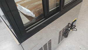 Refrigerador <span class=keywords><strong>Vertical</strong></span> para Pasteles, <span class=keywords><strong>Vitrina</strong></span> Refrigerada para Pastelería, Refrigerador de Exhibición de Cuatro Lados - Product Image 6