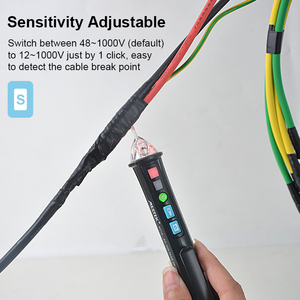 Mestek AC10 <span class=keywords><strong>AC</strong></span> bút điện tử loại bảo mật cao không tiếp xúc <span class=keywords><strong>AC</strong></span> điện áp <span class=keywords><strong>Tester</strong></span> cảm biến điện áp Detector <span class=keywords><strong>Tester</strong></span> Điện áp Detector - Product Image 3