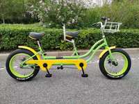 Vélo tandem rétro de style Harley de 20 pouces, vélo de plage à deux places, style Prince, vélo tendance pour les trajets quotidiens