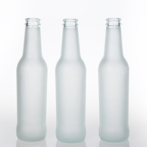 Bouteilles <span class=keywords><strong>de</strong></span> cocktail en verre dépoli <span class=keywords><strong>de</strong></span> 275 ml, <span class=keywords><strong>vente</strong></span> chaude d'usine, pour boissons, sodas, whisky, vodka, gin, <span class=keywords><strong>rhum</strong></span> avec bouchons couronne - Product Image 3
