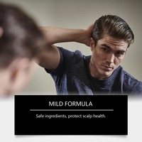 Pâte coiffante pour hommes Hoegoa, naturelle, volumineuse, lisse, brillante, longue durée, texture mate