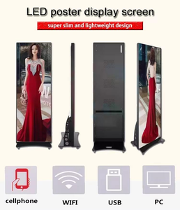 GOB foldable Poster Display P1.86 640x1920mm Indoor Advertising Screen Floor-Standing Resolution Aluminum <b>Frame</b> - Product Image 3
