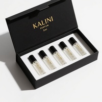 Flacon pulvérisateur en verre de luxe personnalisé et unique, 15 ml, vide, avec boîte, pour soins de la peau, perruques, mascara et diffuseur à bâtonnets