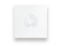 Diffuseur de plafond carré en aluminium à 4 voies pour système HVAC, avec registre optionnel pour systèmes de climatisation