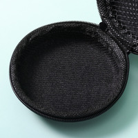 Sac de rangement pour écouteurs, câble de données et chargeur, en EVA, portable, léger et durable, boîte carrée à fermeture éclair pour la plage et les activités de plein air