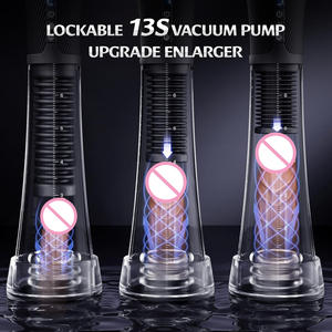 2 in 1 masturbatore maschio pompa del pene ingranditore con controllo APP vibrante primavera aspirazione masturbazione glande Trainer per gli uomini - Product Image 4