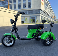 Scooter Eléctrico Citycoco de 3 Ruedas, Estilo Moderno, 2000w, 50km/h, Neumáticos Anchos, Triciclo Eléctrico Citycoco de 4000w