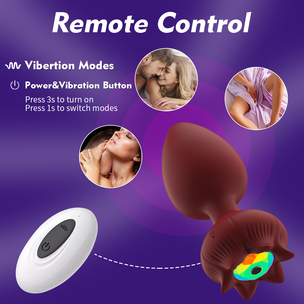 Anal Vibrator Lesbian Sex Toys Remote Electric Color Bright Butt Plug Adult for Woman Juguetes Uales Uales Anal Vibrator Lesbian Sex Toys Remote Electric Color Bright Butt Plug Adult for Woman Juguetes Uales Uales
