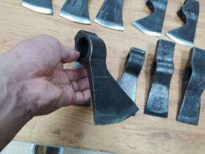 Testa di Ascia Nee Man Senza Manico, Ascia Artigianale in Acciaio al Carbonio, Tomahawk da Campeggio Stile Vichingo, Testa di Accetta Forgiata - Product Image 5