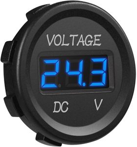 Đồng Hồ Đo Điện Áp 12V/24V, Đồng Hồ Đo Điện Áp LED Chống Nước Cho Xe Tải RV - Product Image 6